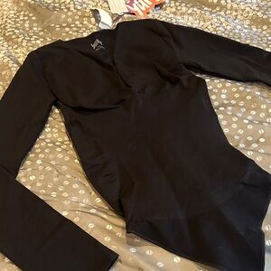 NWT YITTY Black Long Sleeve bodysuit M/L